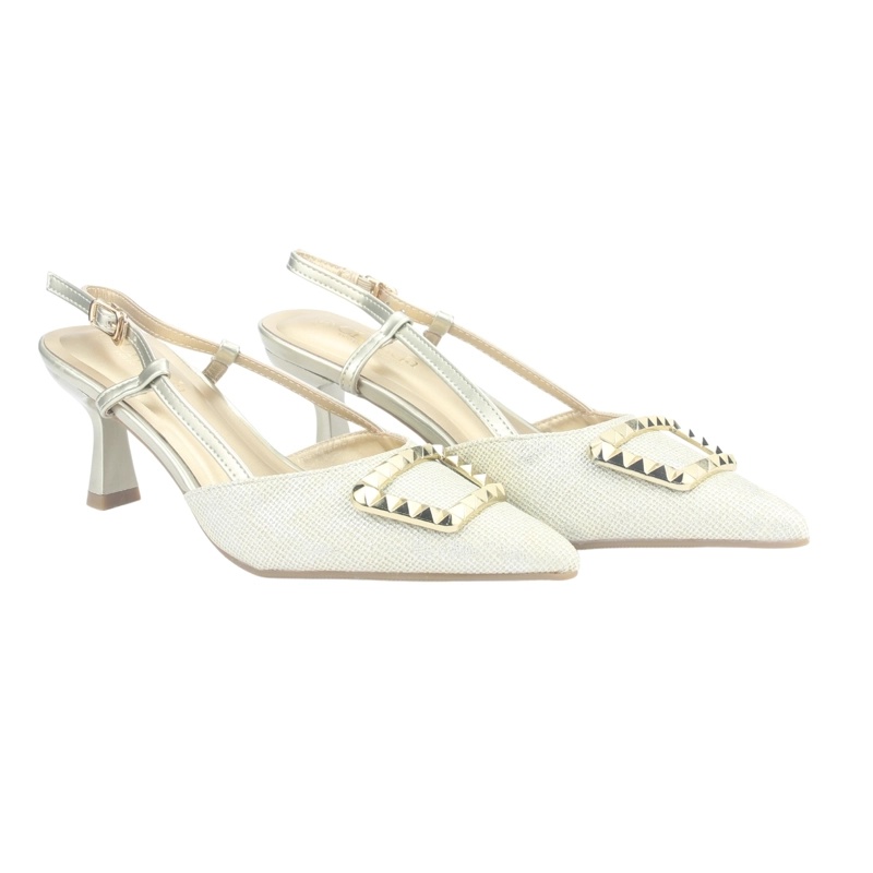ZAPATO CHALADA MUJER REGGIA-1 DORADO MODA - 5