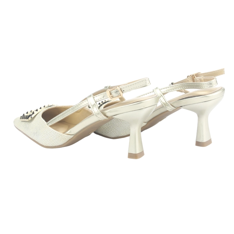 ZAPATO CHALADA MUJER REGGIA-1 DORADO MODA - 6