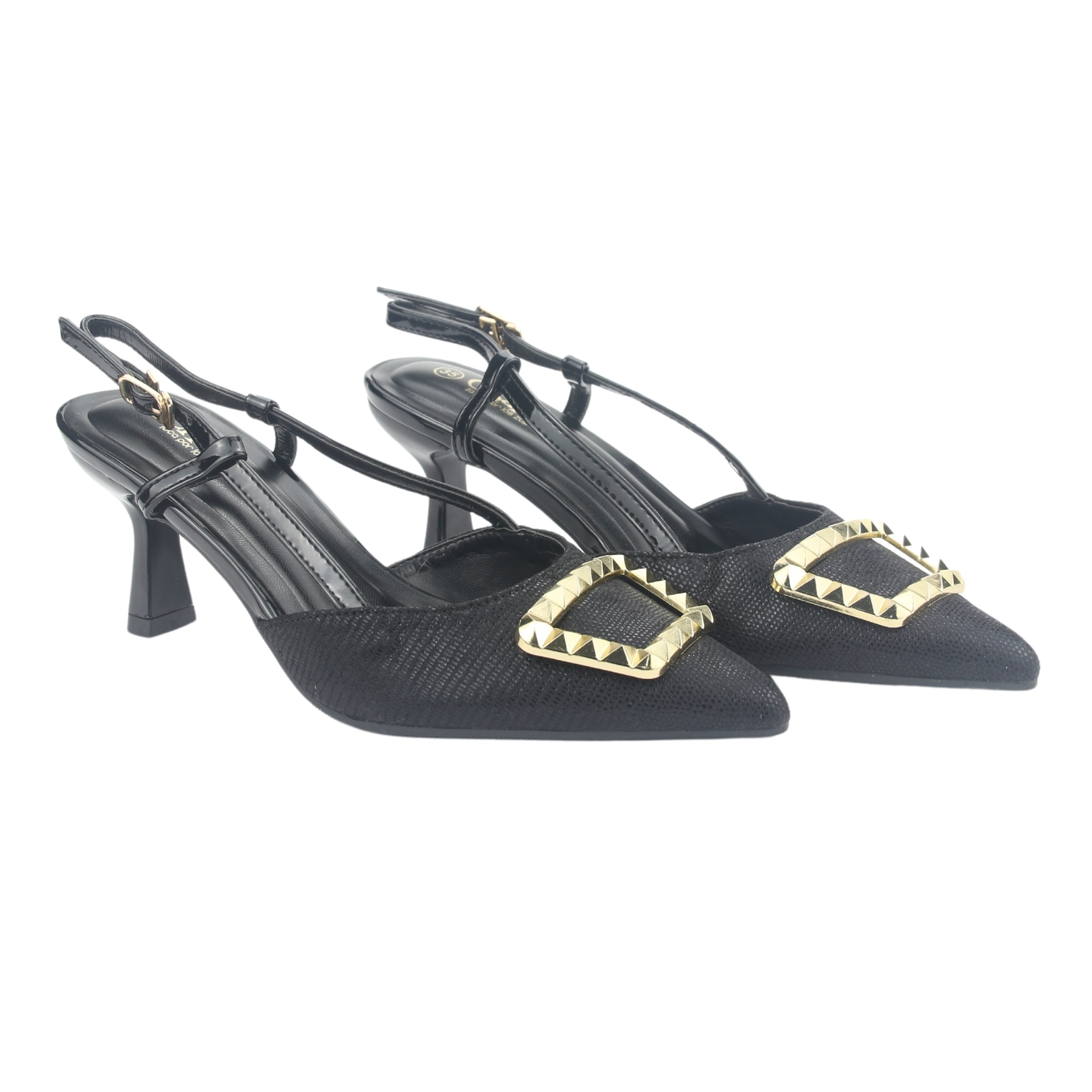 ZAPATO CHALADA MUJER REGGIA-1 NEGRO MODA - 5