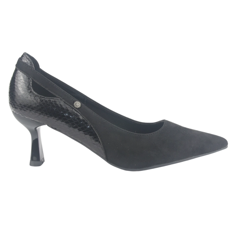 ZAPATO CHALADA MUJER REGGIA-4 NEGRO CASUAL - 1