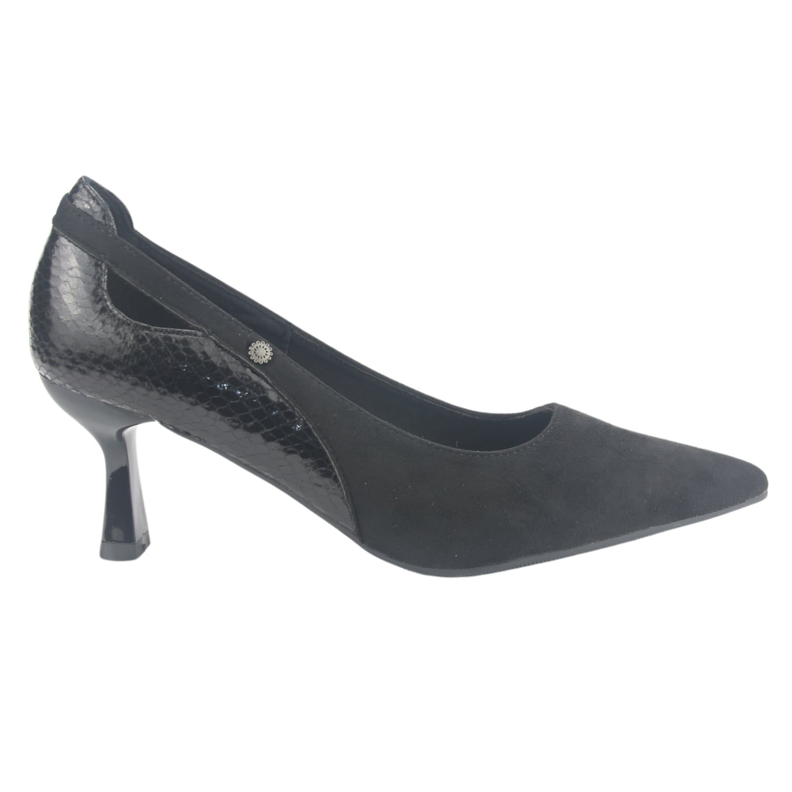 ZAPATO CHALADA MUJER REGGIA-4 NEGRO CASUAL - 1