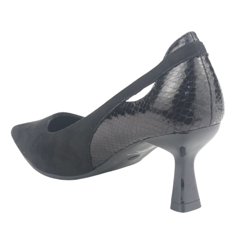 ZAPATO CHALADA MUJER REGGIA-4 NEGRO CASUAL - 4