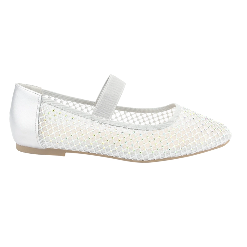 BALLERINAS MUJER CHALADA PLATEADO MIU-5 CASUAL - 1