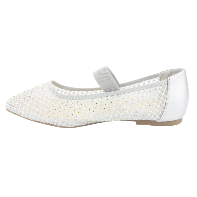 BALLERINAS MUJER CHALADA PLATEADO MIU-5 CASUAL - 2