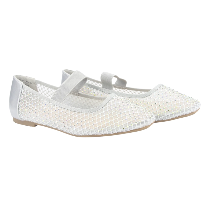 BALLERINAS MUJER CHALADA PLATEADO MIU-5 CASUAL - 5