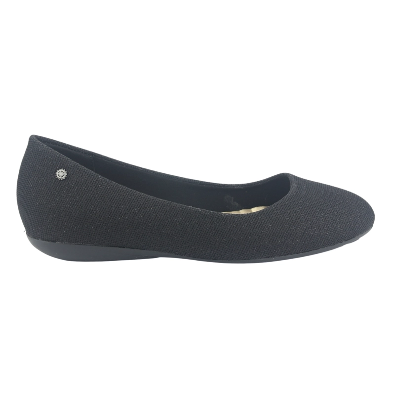 BALLERINAS MUJER CHALADA NEGRO OSLO-95 CASUAL - 1