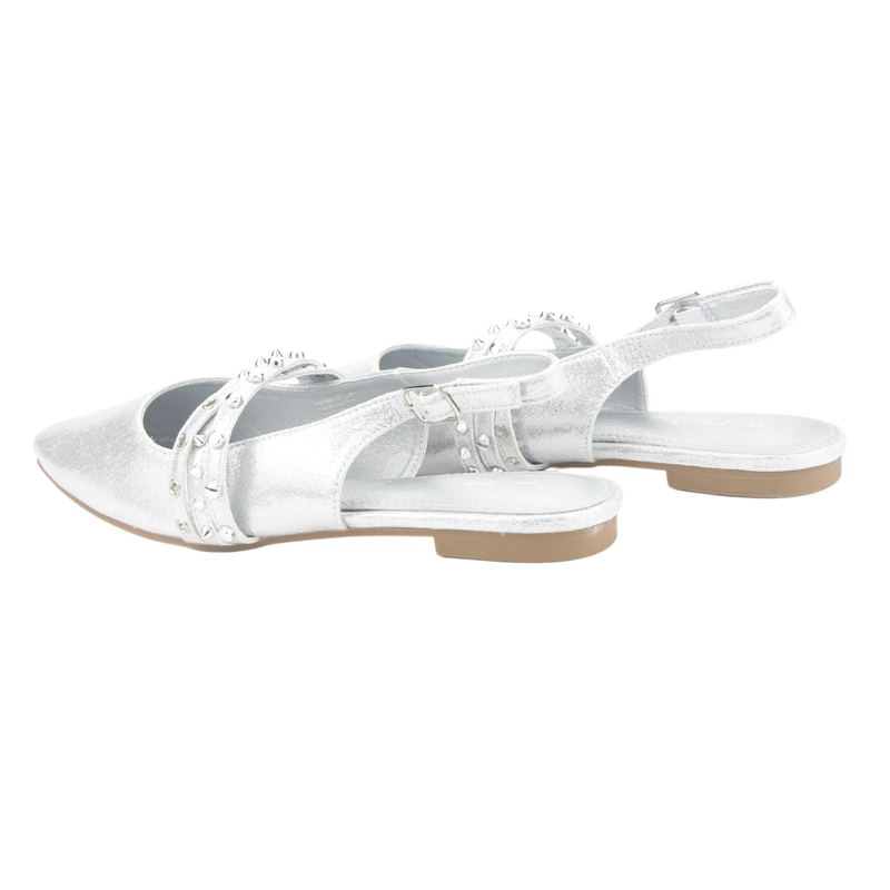 BALLERINA CHALADA MUJER MARIS-6 PLATEADO CASUAL - 6