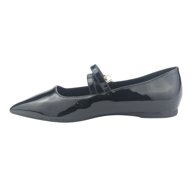 BALLERINA CHALADA MUJER MARIS-5 NEGRO CASUAL - 2