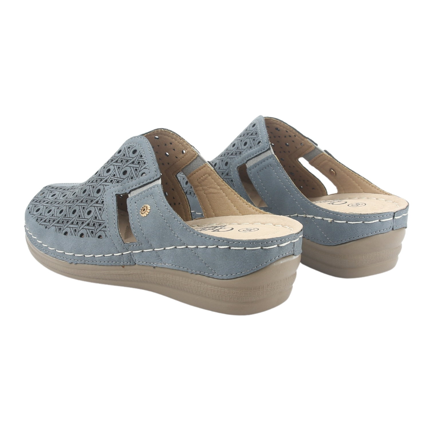 SANDALIAS MUJER CHALADA MUSA-1 CASUAL AZUL - 6