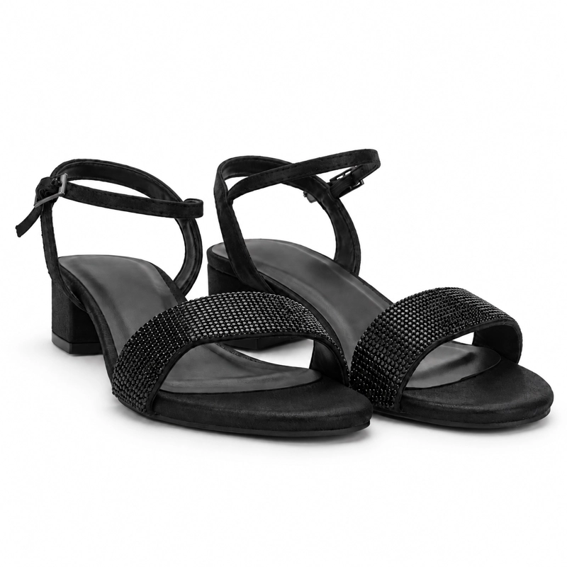 SANDALIA MUJER CHALADA NEGRO FADIA-3 CASUAL - 5