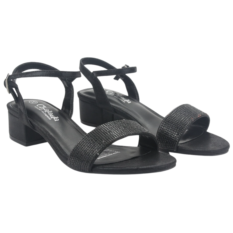 SANDALIA MUJER CHALADA NEGRO FADIA-3 CASUAL - 5