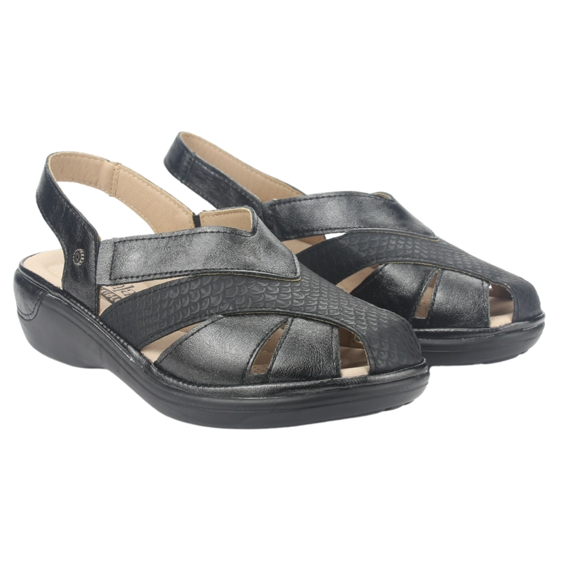 SANDALIA CHALADA MUJER MESTICO-1 NEGRO CASUAL - 5