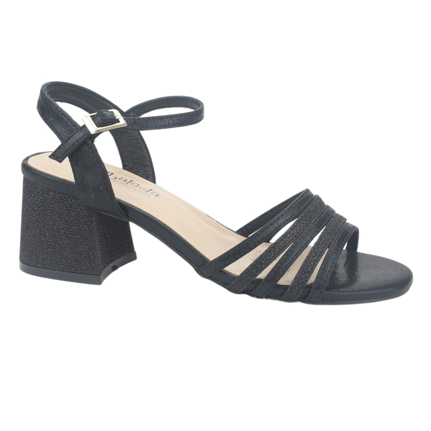 SANDALIA MUJER CHALADA NEGRO FIRA-1 CASUAL - 1