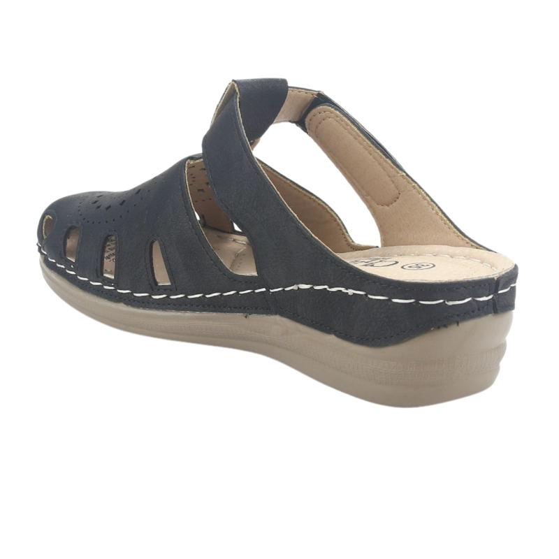 SANDALIA CHALADA MUJER MUSA-4 NEGRO CASUAL - 4