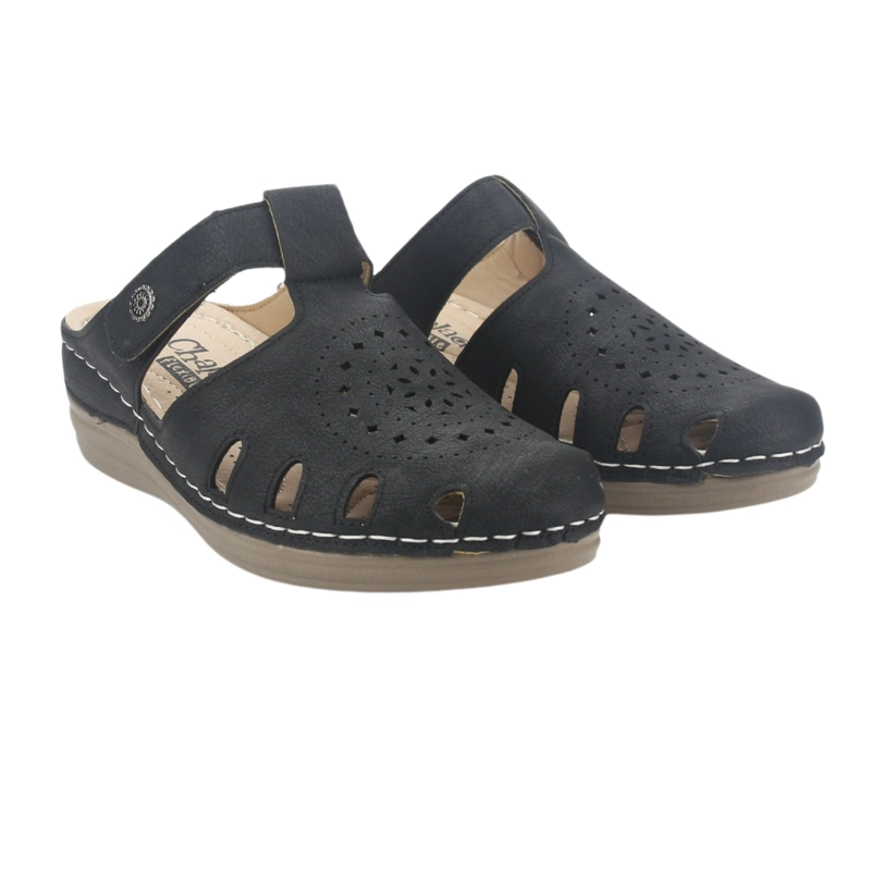 SANDALIA CHALADA MUJER MUSA-4 NEGRO CASUAL - 5