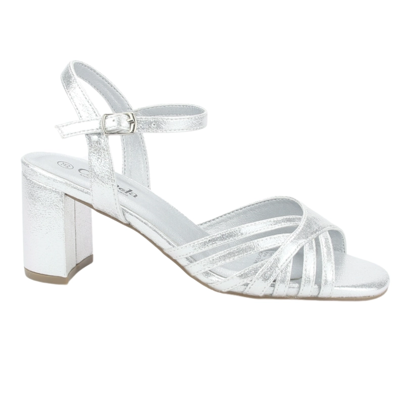 SANDALIA MUJER CHALADA PLATEADO FOLY-2 CASUAL - 1