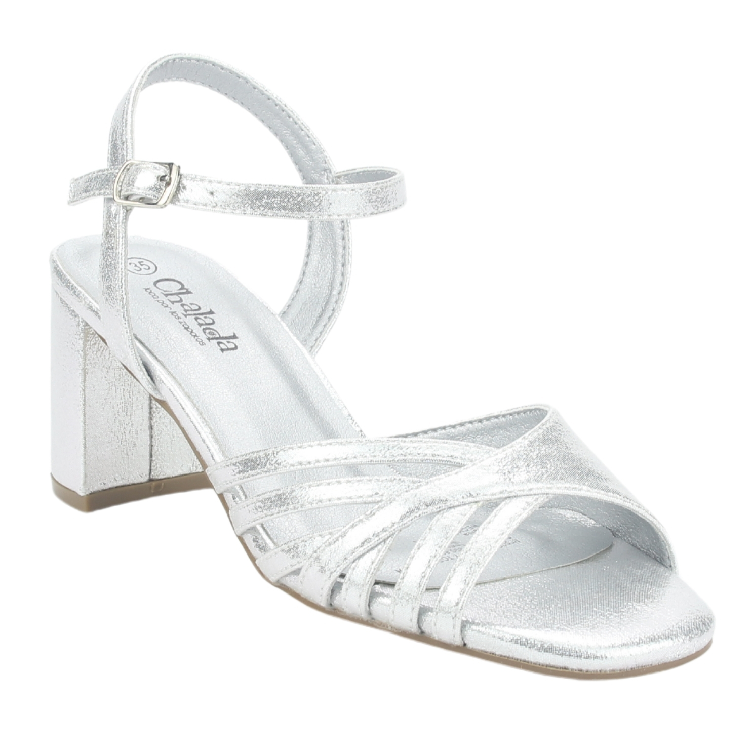 SANDALIA MUJER CHALADA PLATEADO FOLY-2 CASUAL - 3