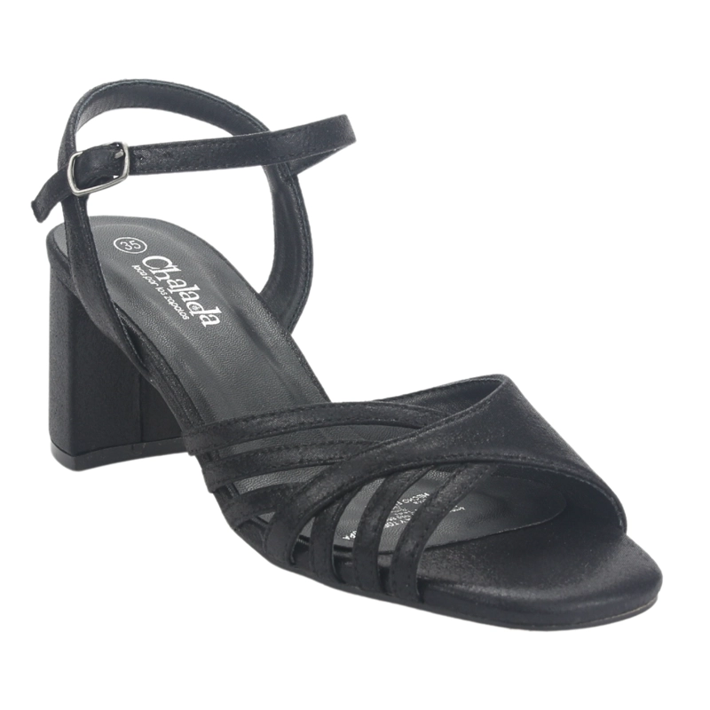 SANDALIA MUJER CHALADA NEGRO FOLY-2 CASUAL - 3