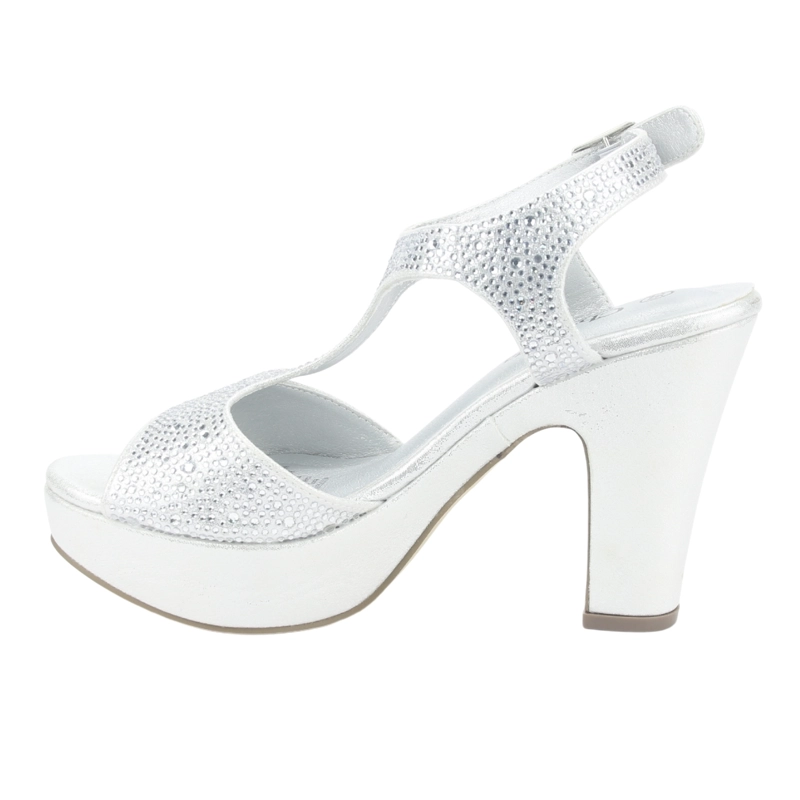 SANDALIA MUJER CHALADA PLATEADO COSIMO-26 CASUAL - 2