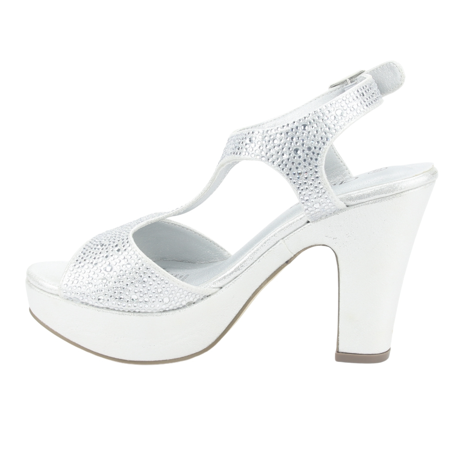 SANDALIA CHALADA MUJER COSIMO-26 PLATEADO CASUAL - 2