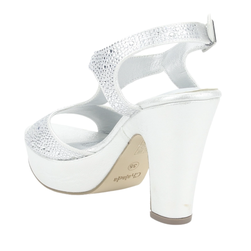 SANDALIA MUJER CHALADA PLATEADO COSIMO-26 CASUAL - 4