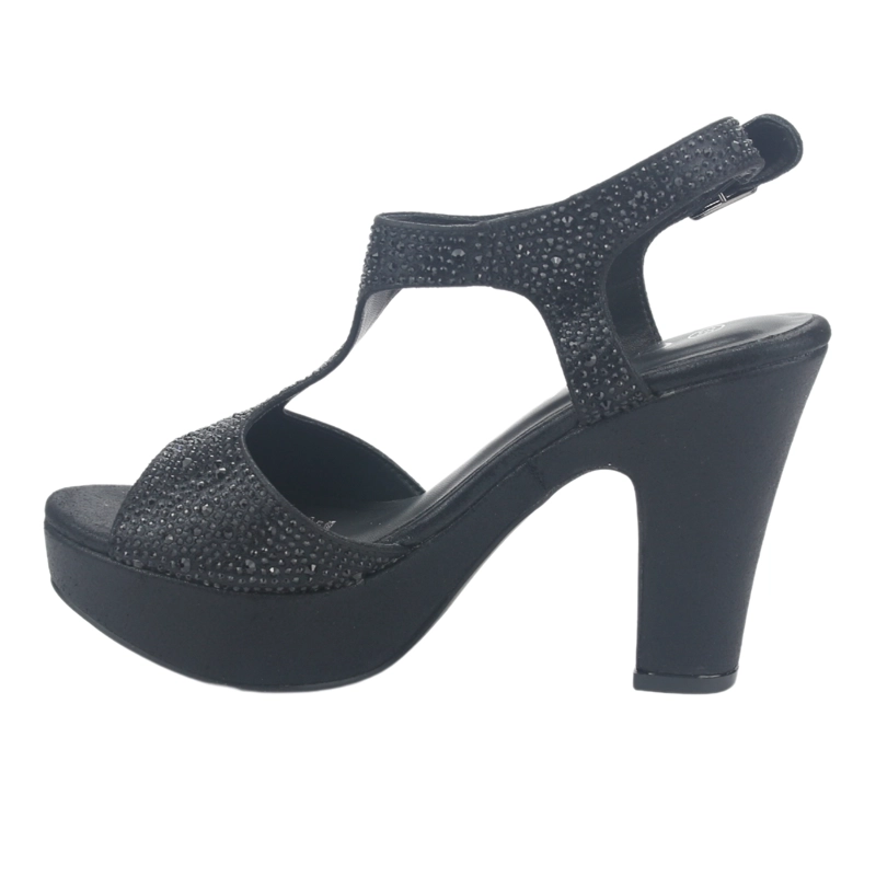 SANDALIA MUJER CHALADA NEGRO COSIMO-26 CASUAL - 2