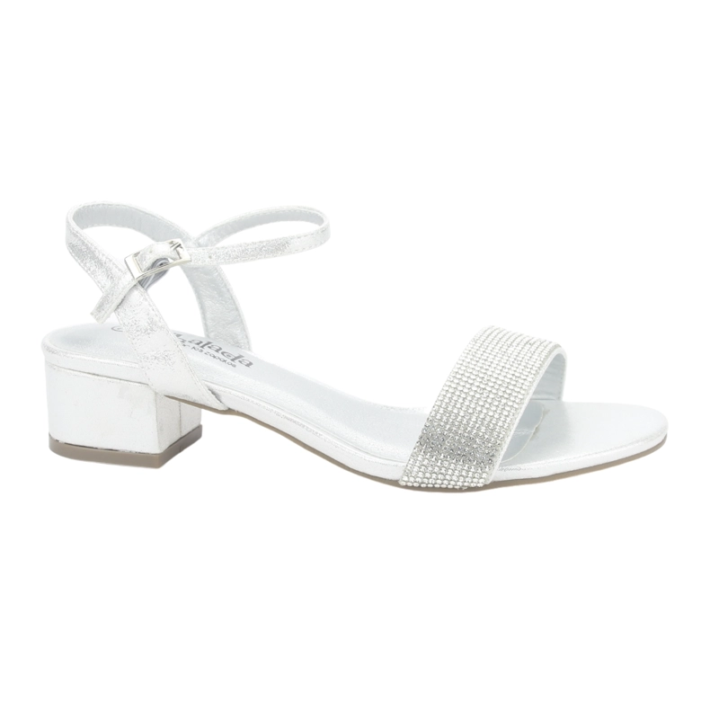 SANDALIA MUJER CHALADA PLATEADO FADIA-3 CASUAL - 1