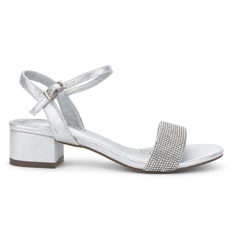 SANDALIA MUJER CHALADA PLATEADO FADIA-3 CASUAL - 1