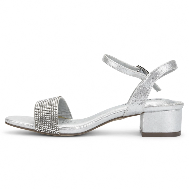 SANDALIA MUJER CHALADA PLATEADO FADIA-3 CASUAL - 2