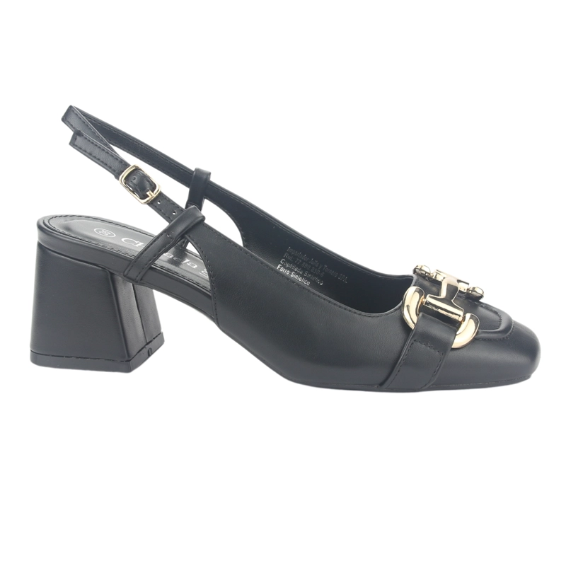 ZAPATO CHALADA MUJER CORSO-8 NEGRO CASUAL - 1