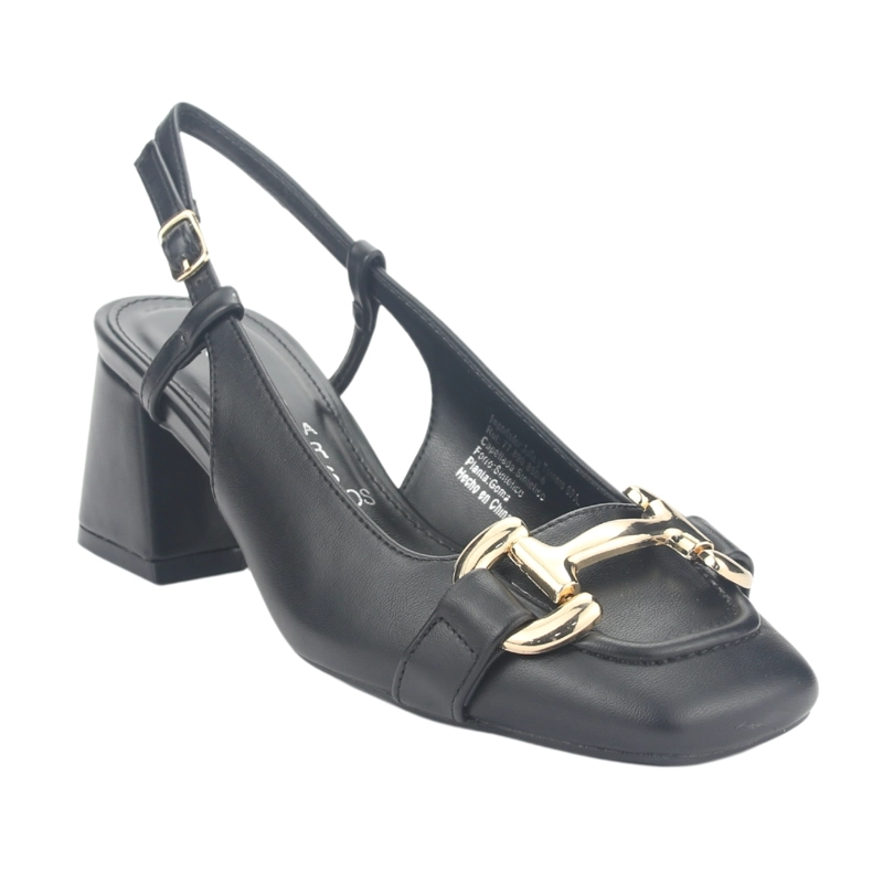 ZAPATO CHALADA MUJER CORSO-8 NEGRO CASUAL - 3