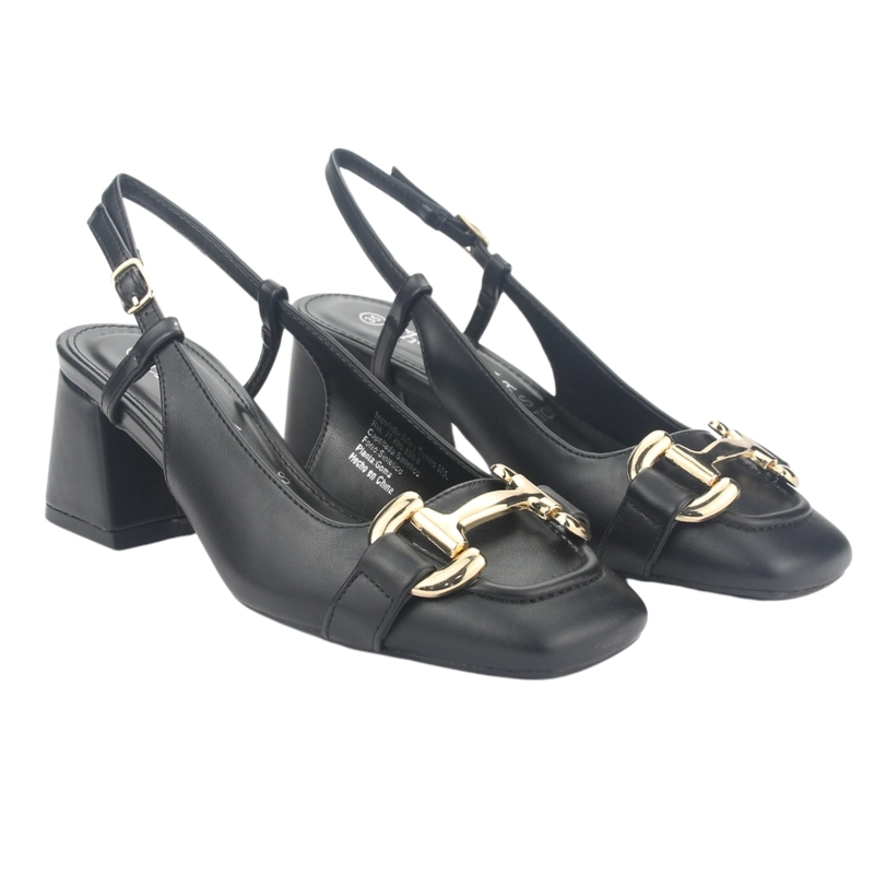 ZAPATO CHALADA MUJER CORSO-8 NEGRO CASUAL - 5