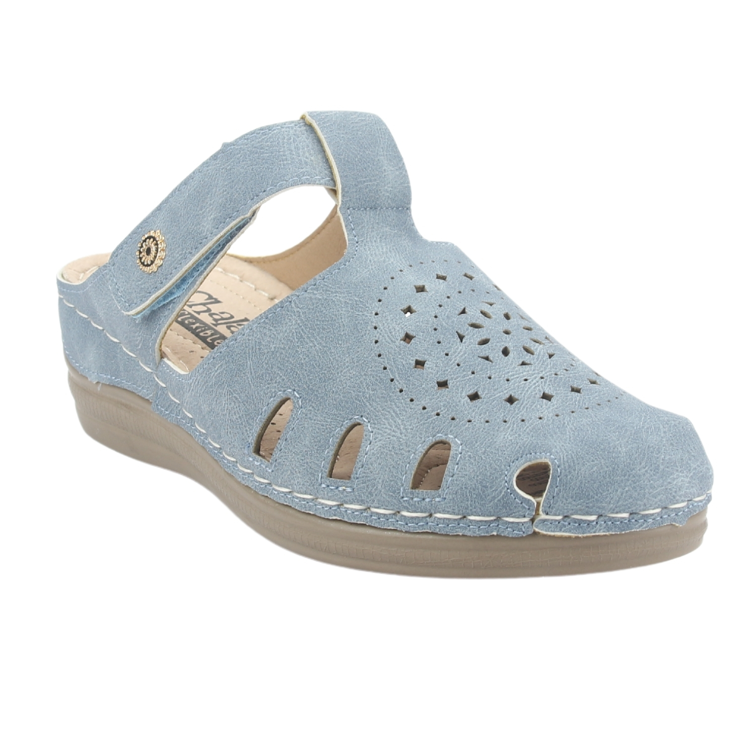 SANDALIAS MUJER CHALADA MUSA-4 COMFORT AZUL - 3