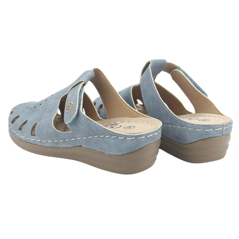 SANDALIAS MUJER CHALADA MUSA-4 COMFORT AZUL - 6