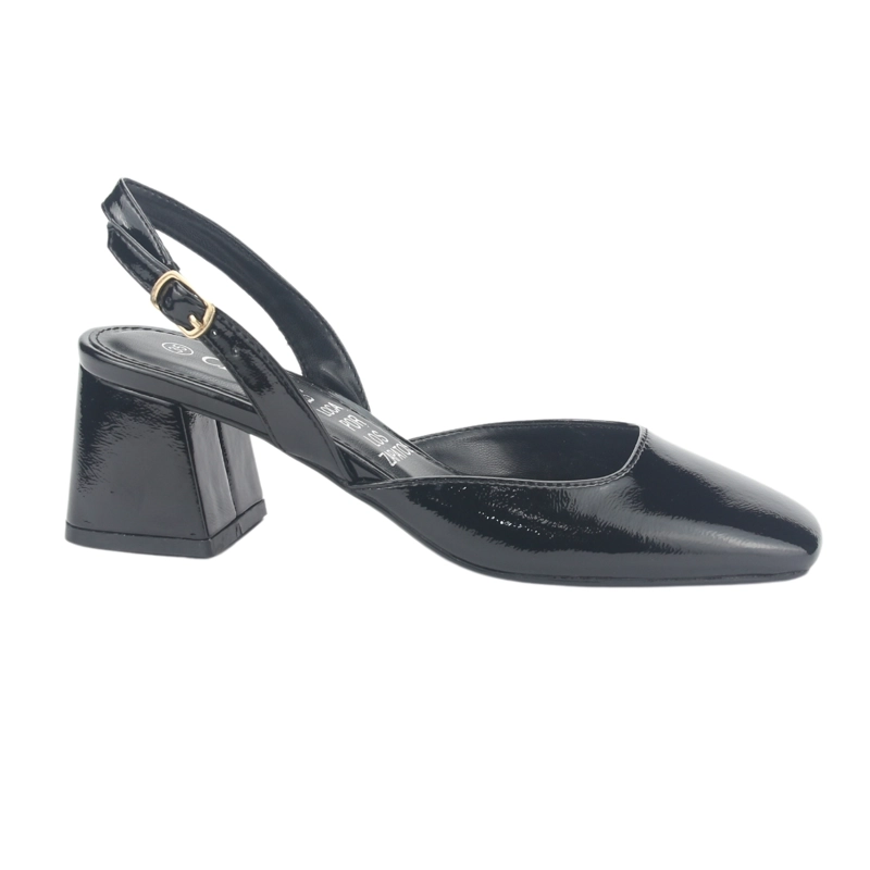 ZAPATO CHALADA MUJER CORSO-7 NEGRO CASUAL - 1