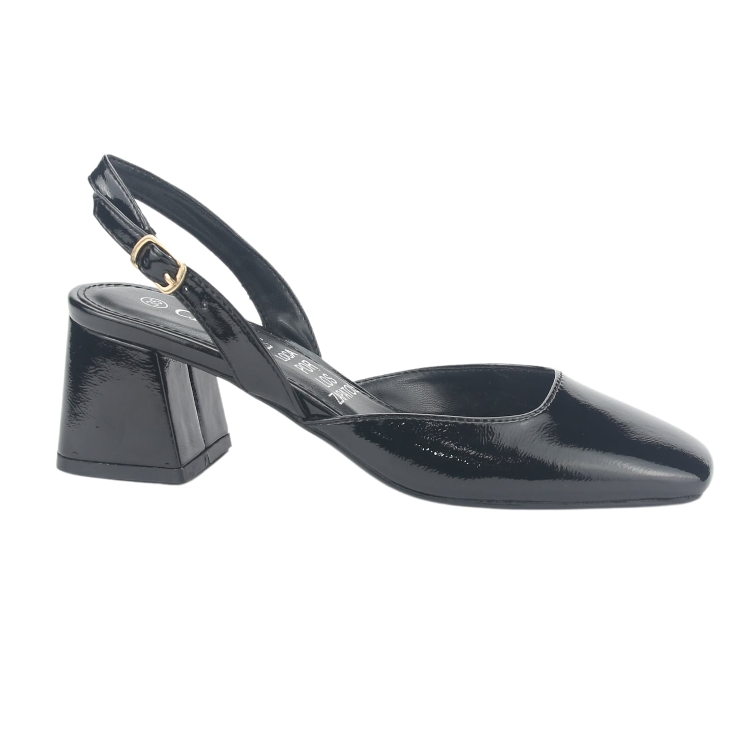 ZAPATO CHALADA MUJER CORSO-7 NEGRO CASUAL - 1
