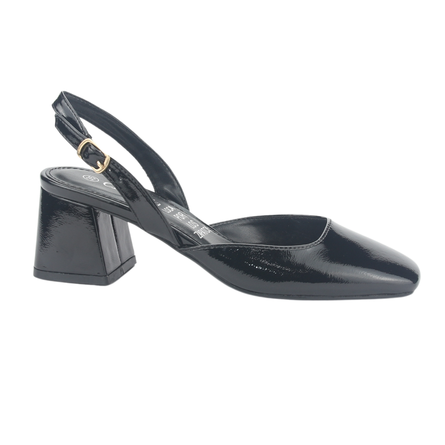 ZAPATO CHALADA MUJER CORSO-7 NEGRO CASUAL - 1