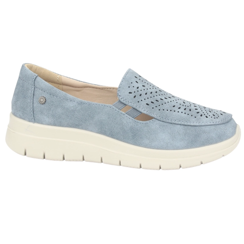 ZAPATO CHALADA MUJER FINEST-5 AZUL CASUAL - 1