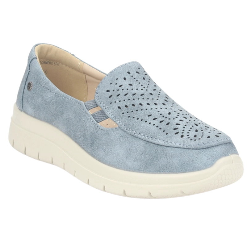 ZAPATO CHALADA MUJER FINEST-5 AZUL CASUAL - 3