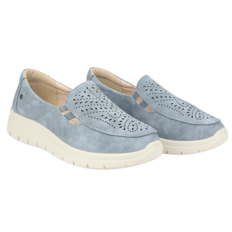 ZAPATO CHALADA MUJER FINEST-5 AZUL CASUAL - 5
