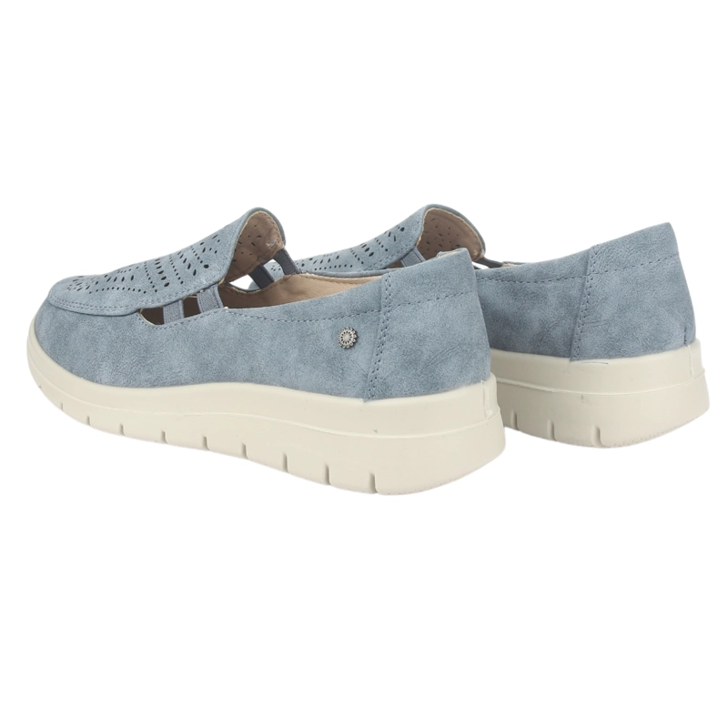 ZAPATO CHALADA MUJER FINEST-5 AZUL CASUAL - 6