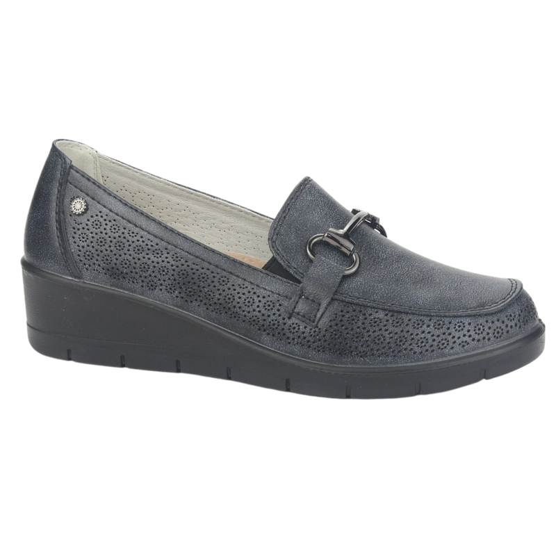 MOCASIN CHALADA MUJER CONA-2 NEGRO CASUAL - 1