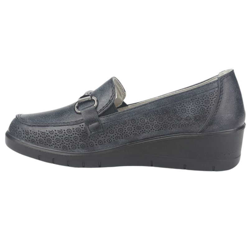 MOCASIN CHALADA MUJER CONA-2 NEGRO CASUAL - 2