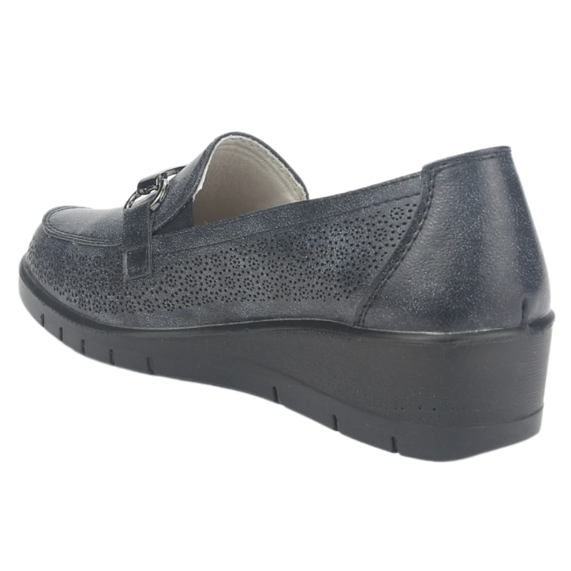 MOCASIN CHALADA MUJER CONA-2 NEGRO CASUAL - 4