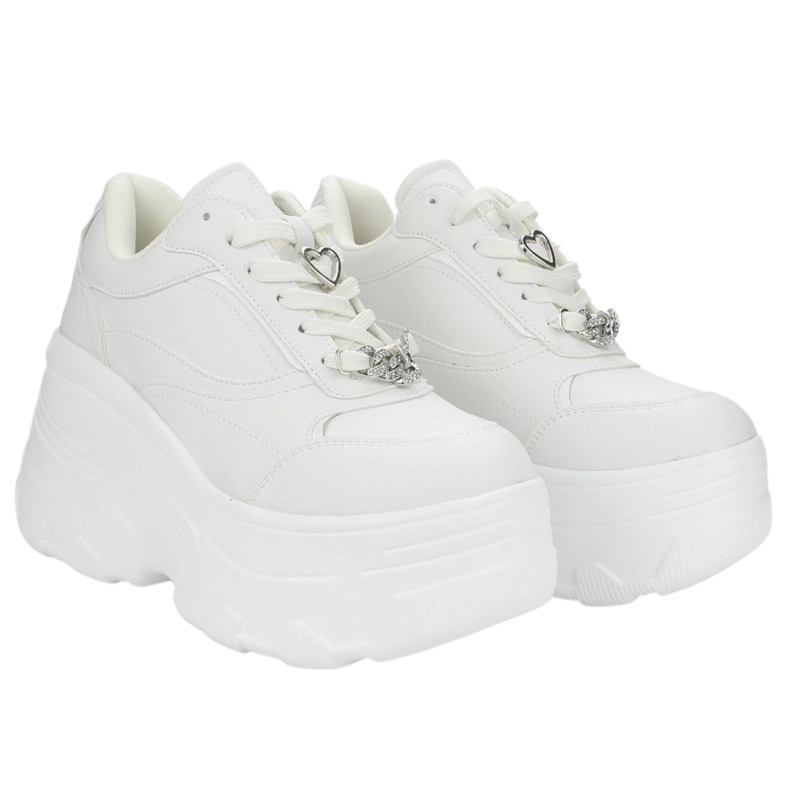 ZAPATILLAS MUJER CHALADA URBANAS BLANCO NAKE-1 - 5