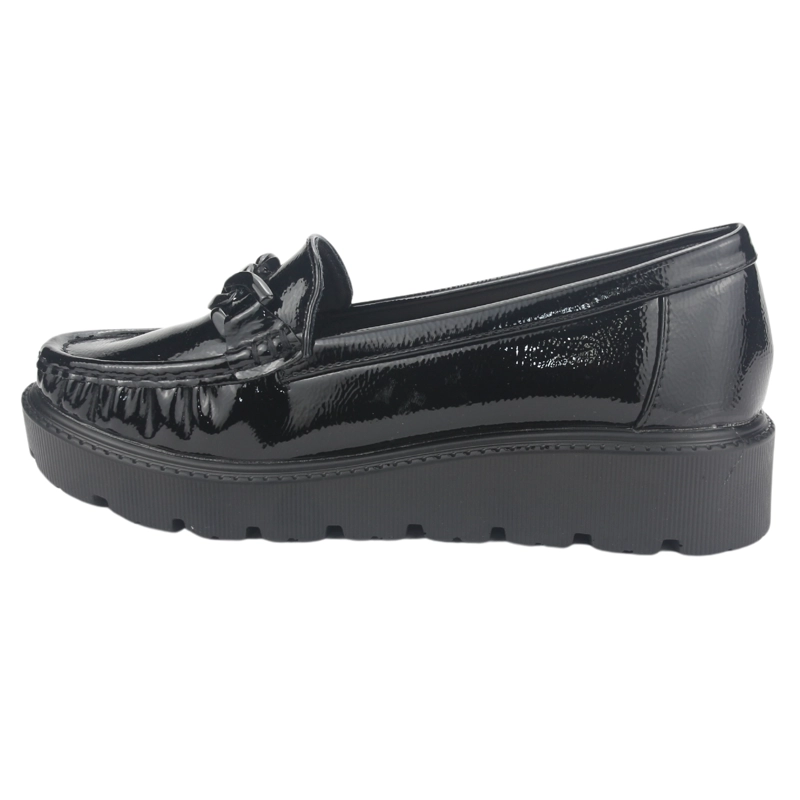 MOCASINES MUJER CHALADA NEGRO GRAN-21 CASUAL - 2