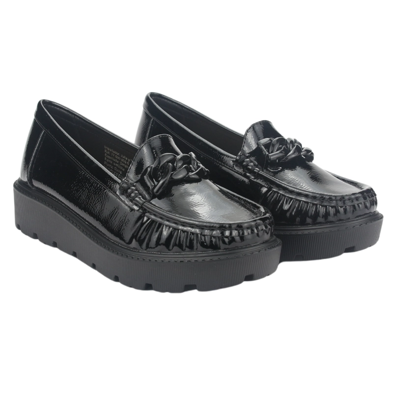 MOCASINES MUJER CHALADA NEGRO GRAN-21 CASUAL - 5