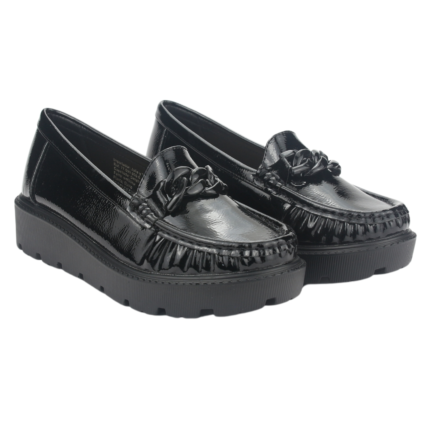 MOCASINES MUJER CHALADA NEGRO GRAN-21 CASUAL - 5