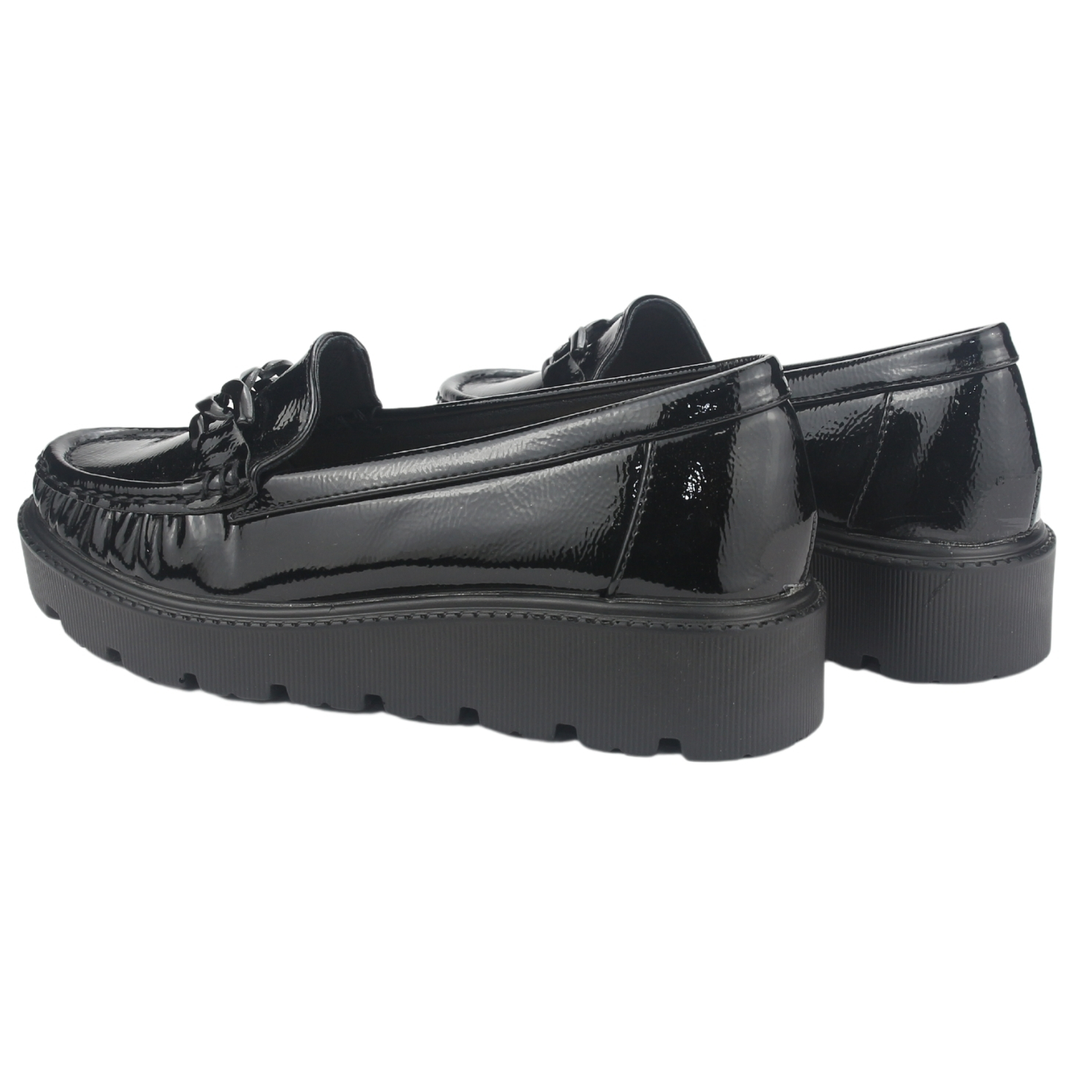 MOCASINES MUJER CHALADA NEGRO GRAN-21 CASUAL - 6