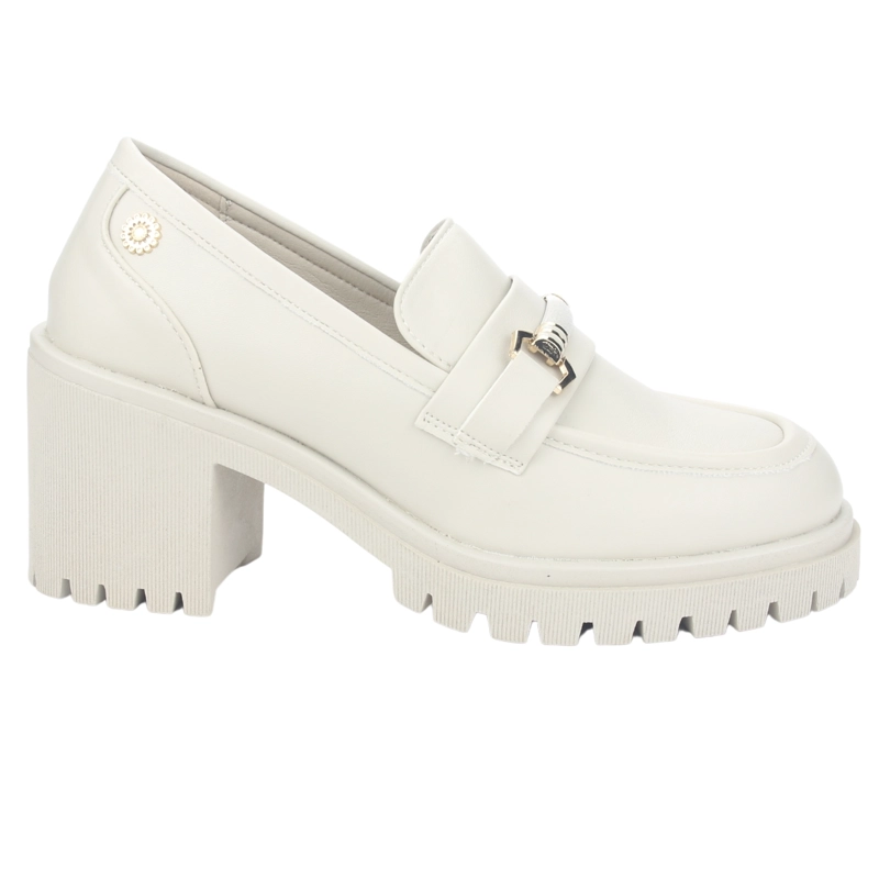 MOCASIN CHALADA MUJER JUPPI-1 BEIGE MODA - 1